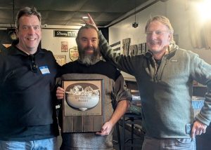 sean-chris-tom-goldstein award presentation at whiskey roads