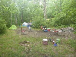 Hudson gorge campsite